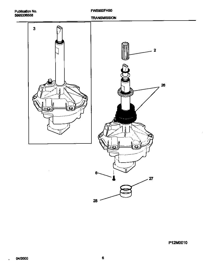 P12m0010 transmission