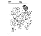 Frigidaire FWT645RHS1 p12t0050 wshr tub,motor diagram