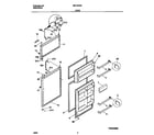 Universal/Multiflex (Frigidaire) MRT18CSHW0 door diagram