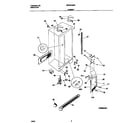 Universal/Multiflex (Frigidaire) MRS22WNGW6 cabinet diagram