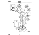 Frigidaire FWX233MRES0 cabinet/top diagram