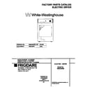White-Westinghouse WDE336RES1 cover diagram