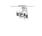 Frigidaire FAS154J1A1 window mounting parts diagram