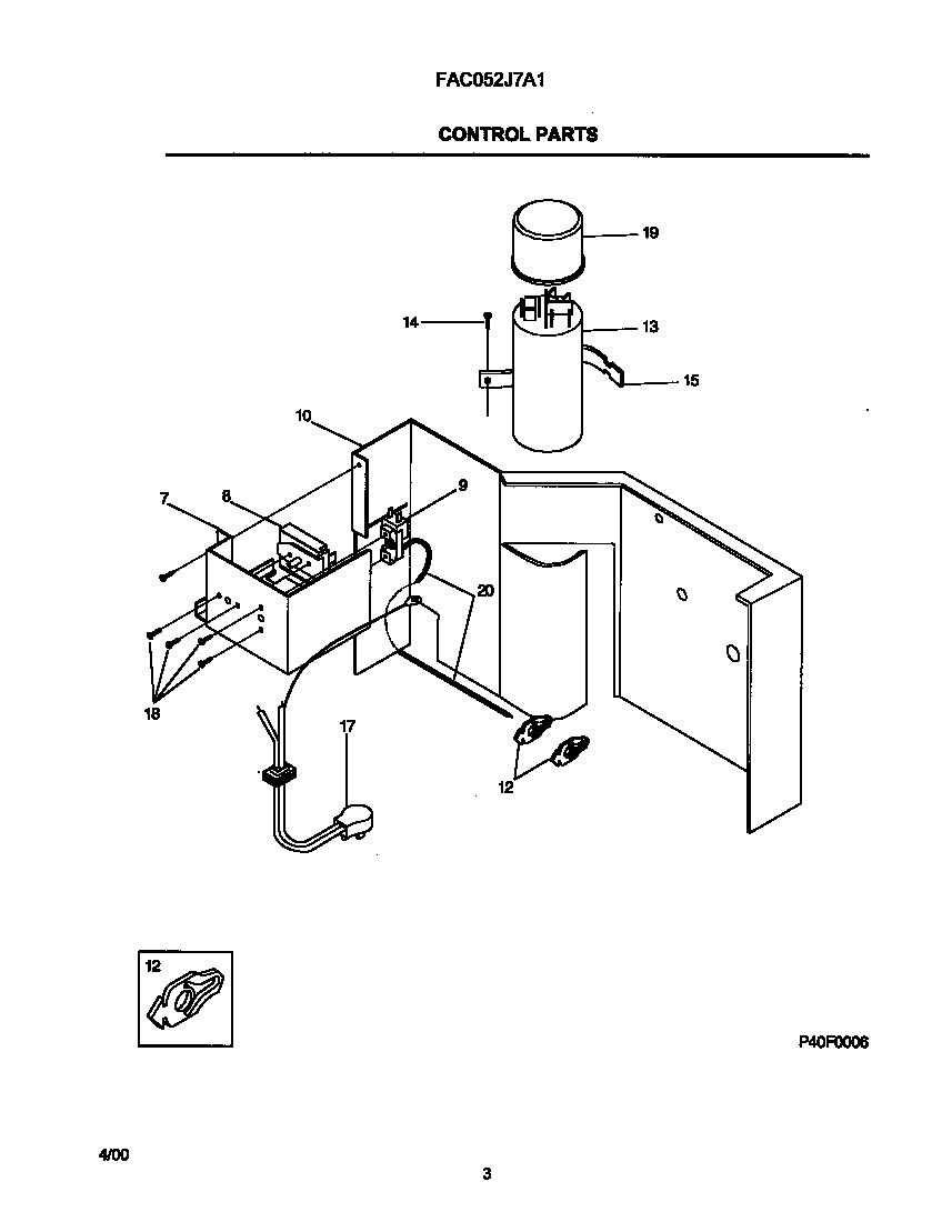 Control parts