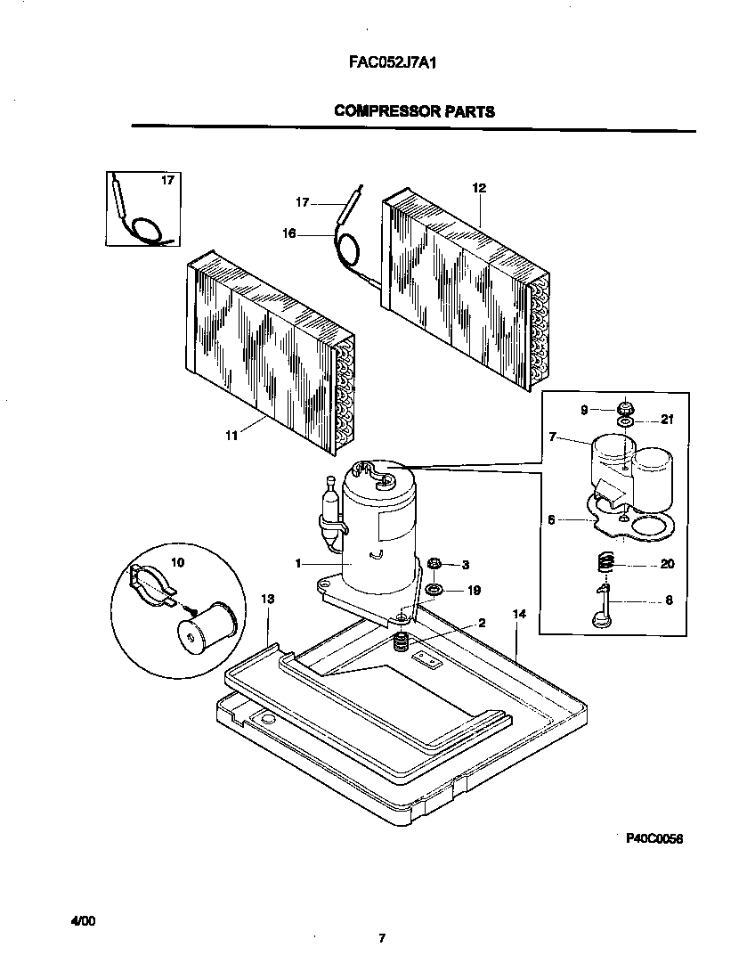 Compressor parts