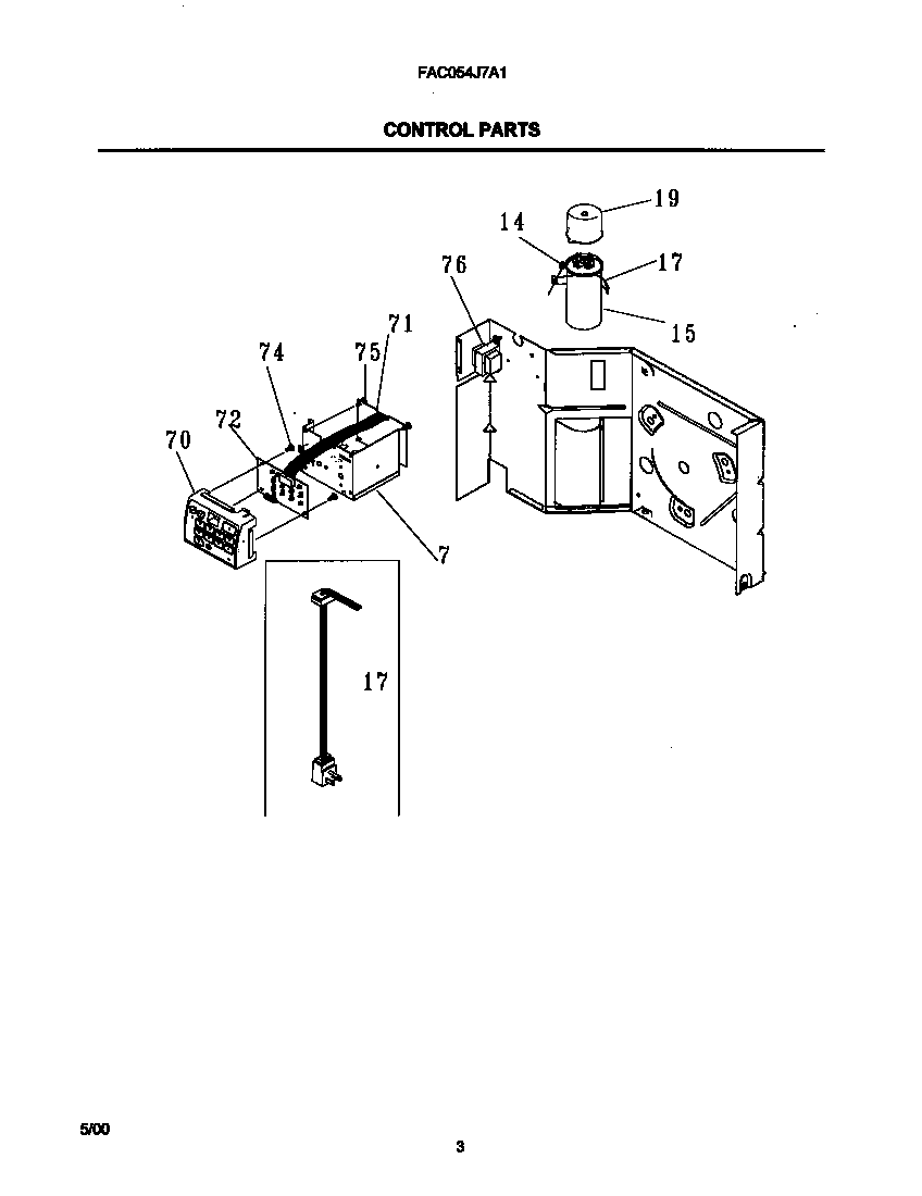 Control parts