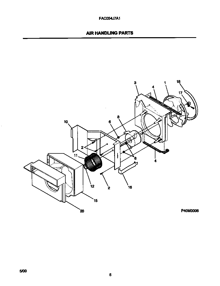 Air handling parts