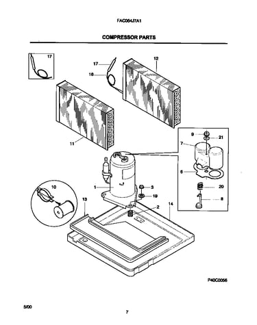 Compressor parts