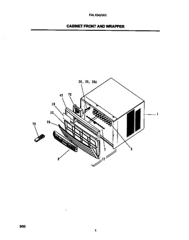 Cabinet front and wrapper
