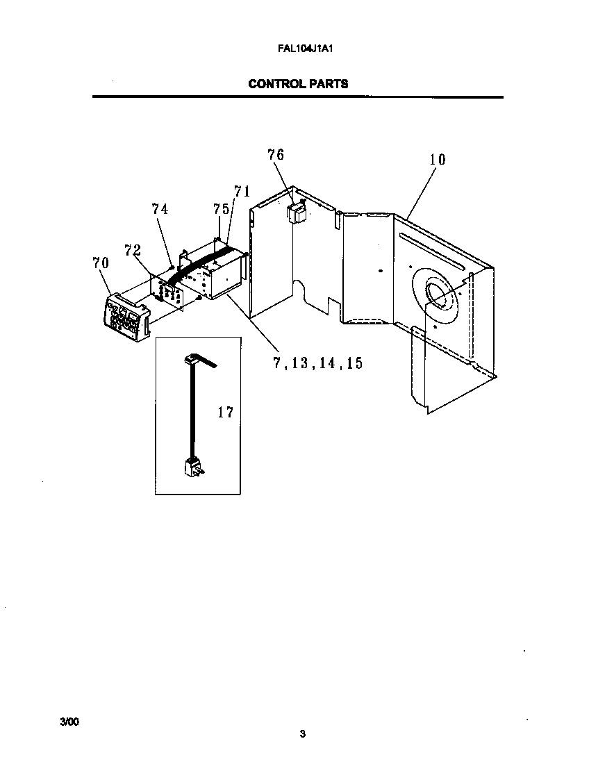 Control parts
