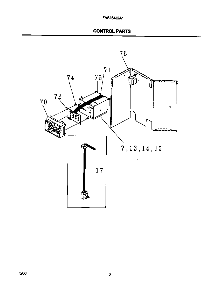Control parts
