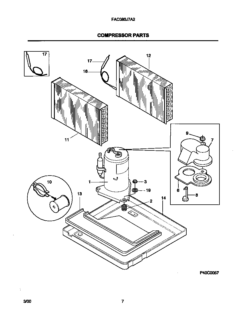 Compressor parts