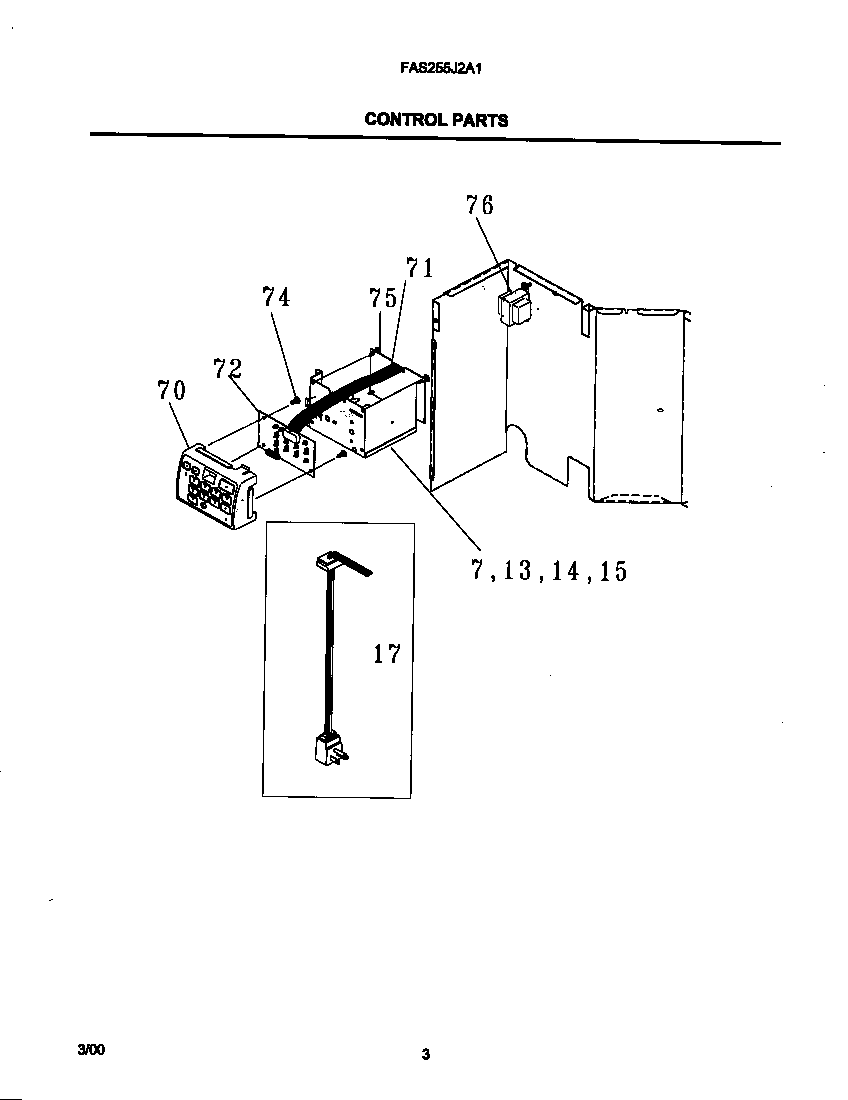 Control parts