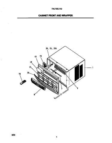 Cabinet front and wrapper