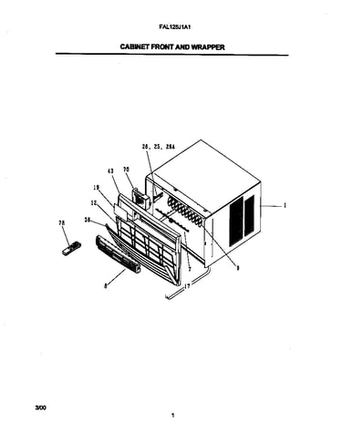 Cabinet front and wrapper