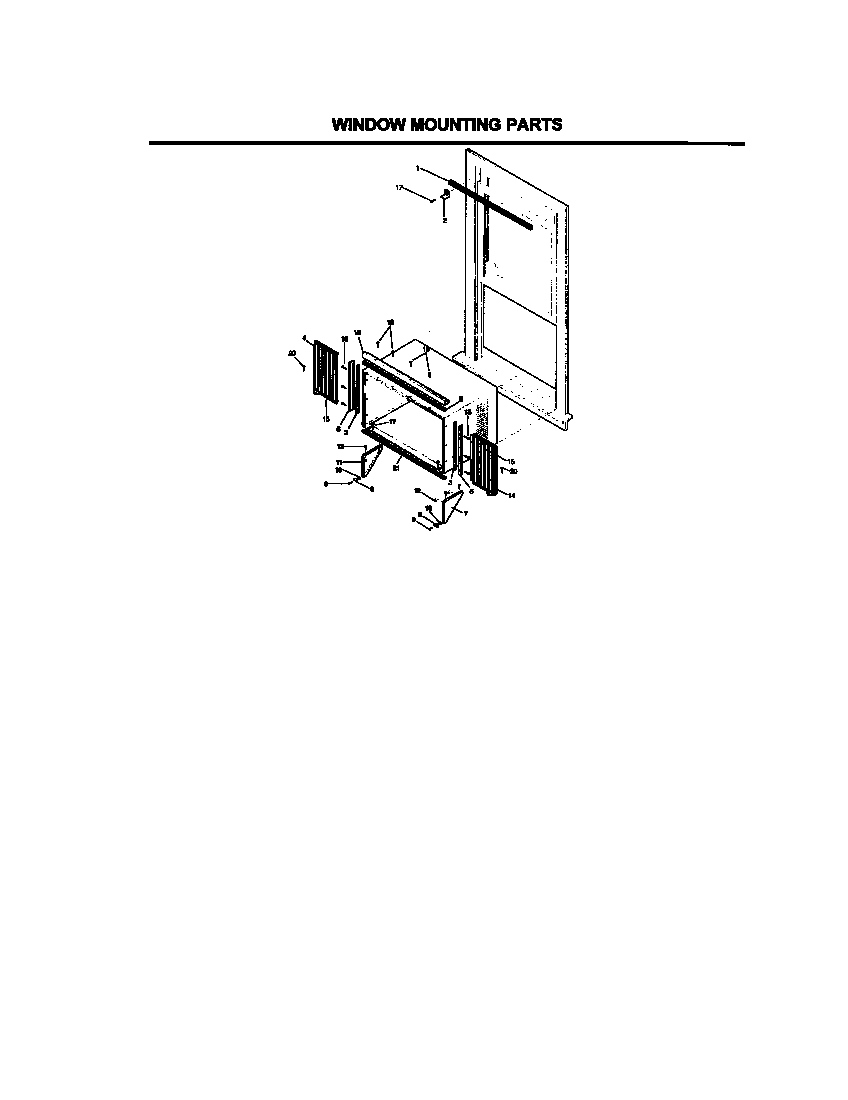 WINDOW MOUNTING PARTS