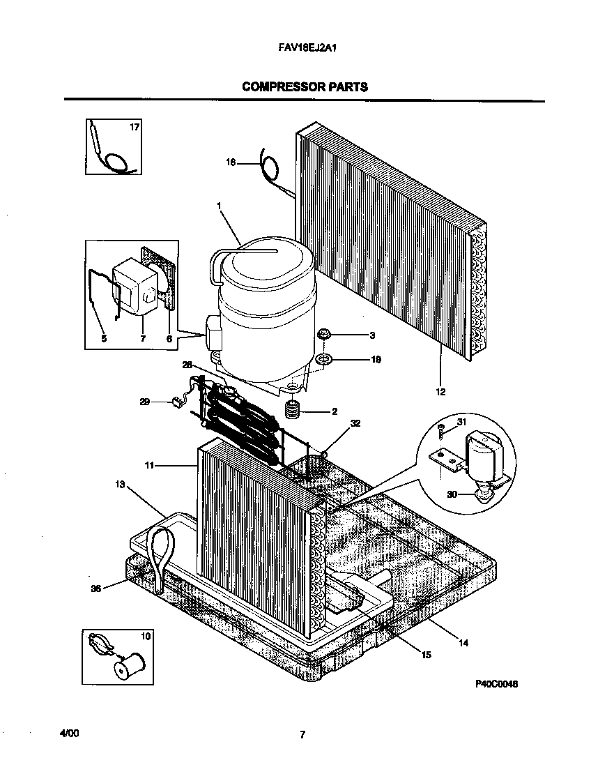 Compressor parts
