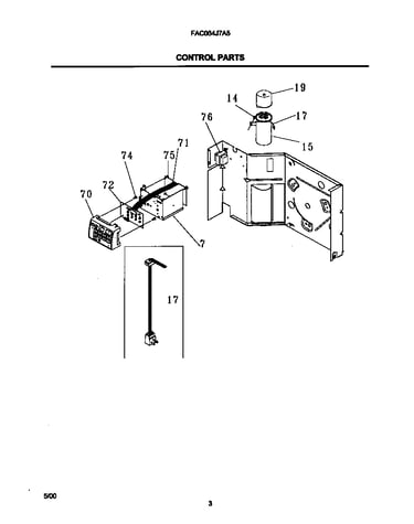 Control parts