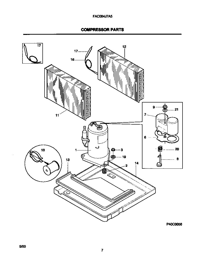 Compressor parts