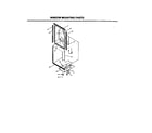 Frigidaire FAK083J7V1 window mounting parts diagram