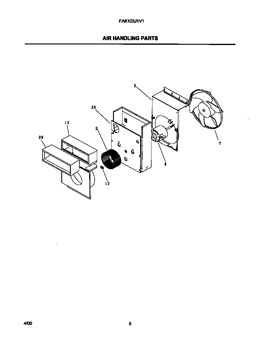 Air handling parts