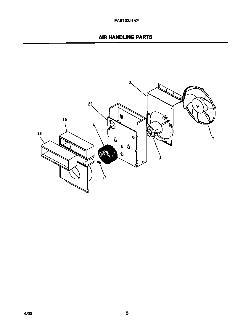 Air handling parts