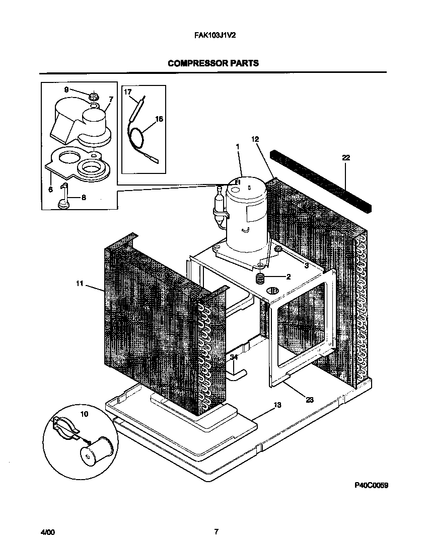 Compressor parts