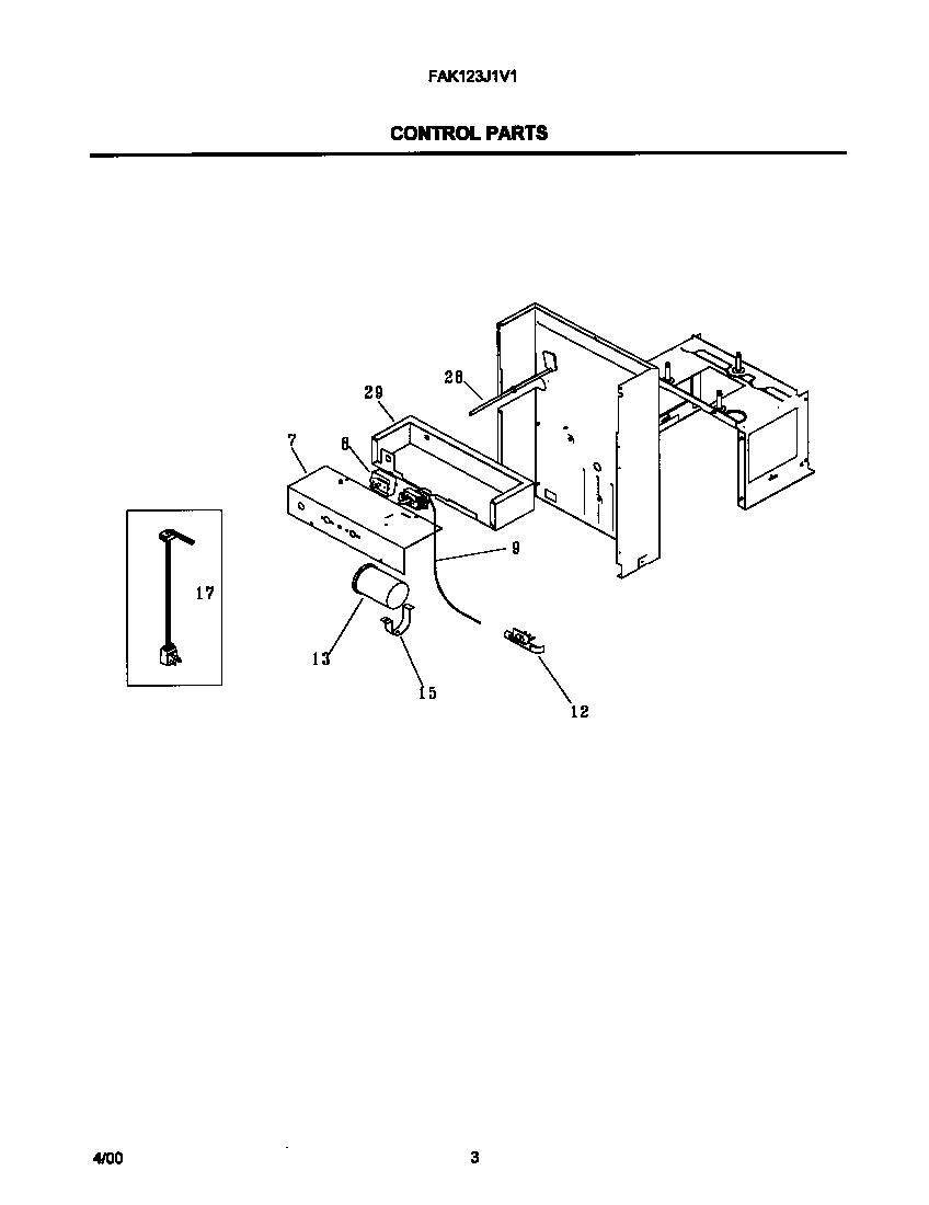 Control parts