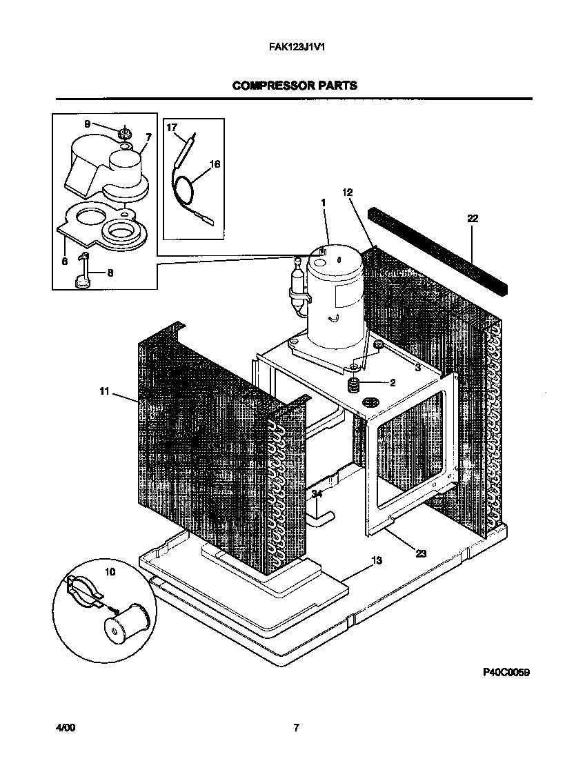 Compressor parts