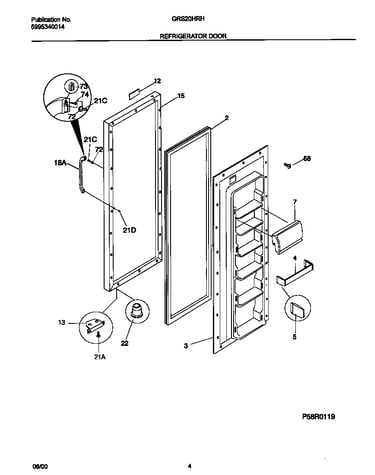 Refr door