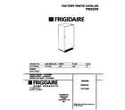 Frigidaire FFU11F0HW2 cover diagram