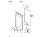 Frigidaire FFU11F0HW2 door diagram