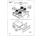 Frigidaire MEF352SFWA top/drawer diagram