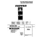 Tappan TGO356BHW2 cover diagram