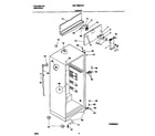 Universal/Multiflex (Frigidaire) MRT18BSCW7 cabinet diagram