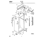 Universal/Multiflex (Frigidaire) MRT18GRGW2 cabinet diagram