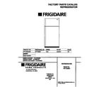 Frigidaire FRT18QRHW3 cover diagram