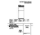 Gibson GRT18QNHW2 cover diagram