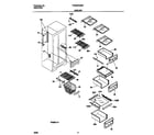 Frigidaire FRS26ZNJSB1 shelves diagram