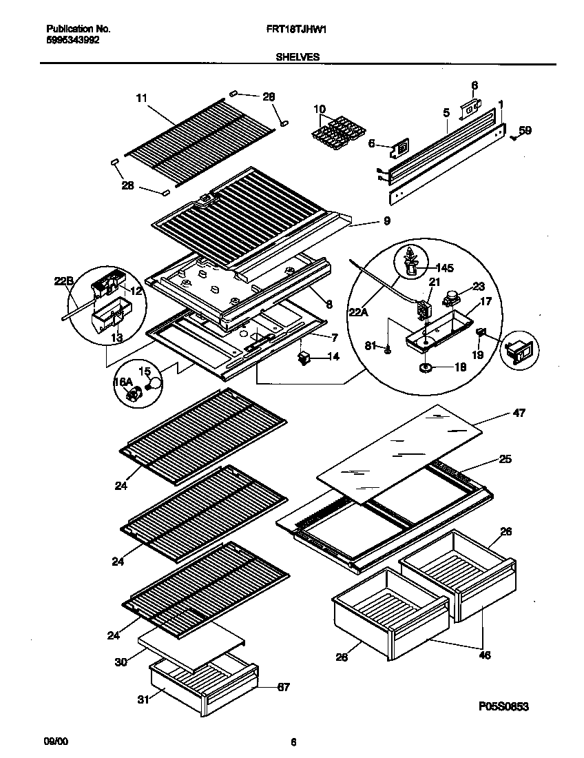 SHELVES