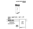 Gibson GFU17F7GW4 cover diagram