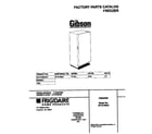 Gibson GFU21M4GW1 cover diagram