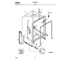 Frigidaire FDB435RFR5 tub diagram