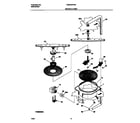 Frigidaire FDB435RFR5 motor & pump diagram