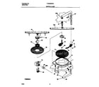 Frigidaire FDB435RFS3 motor & pump diagram