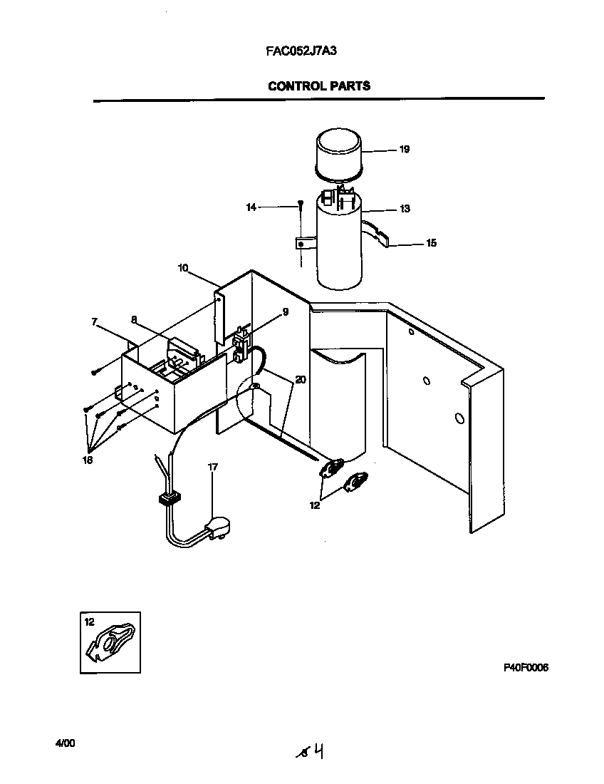 Control parts