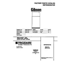Gibson GRT21LRGD2 cover diagram