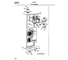 Frigidaire FRS24AGGW9 freezer cabinet diagram