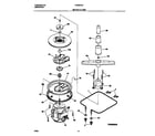 Frigidaire FDR251RJR0 motor & pump diagram