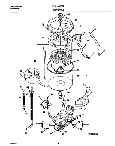 Motor/tub